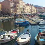 Bateaux dans le port de Saint Tropez